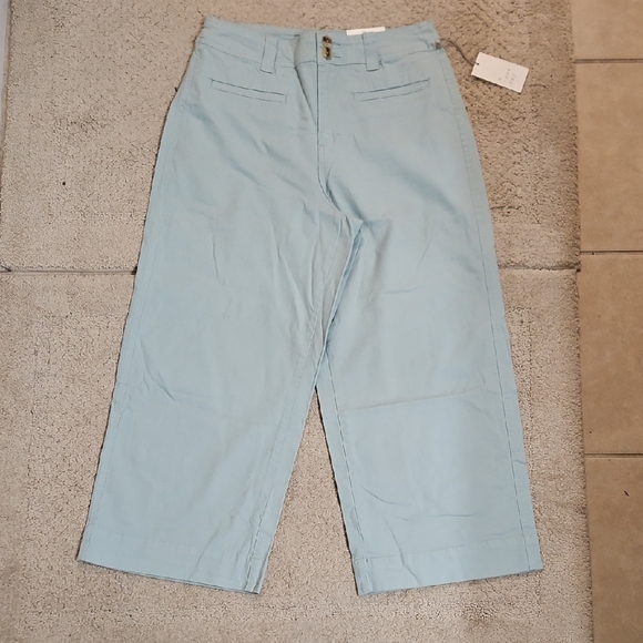 A New Day Women's High-Rise Cropped Wide Leg Pant Size 10 NWT - Picture 4 of 11